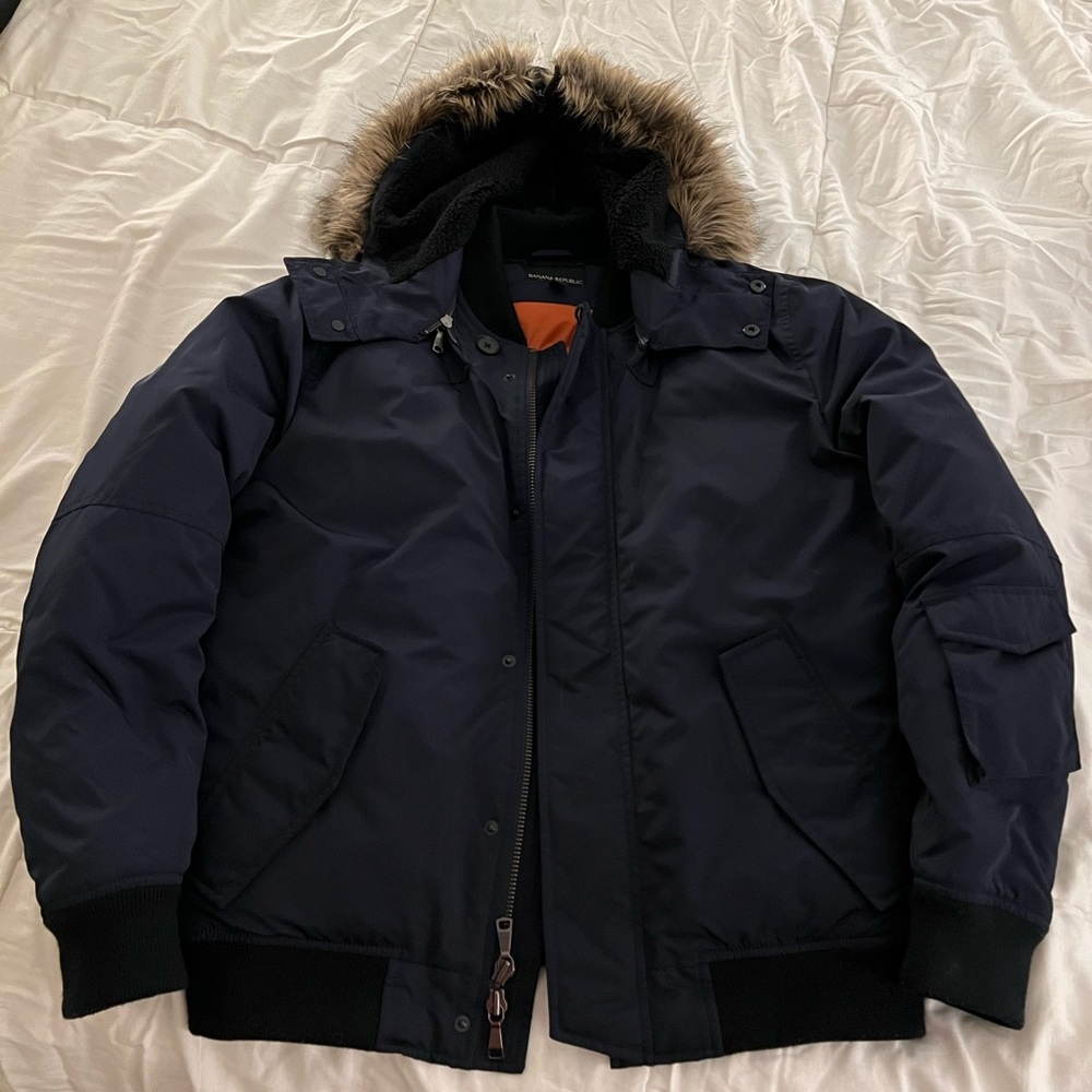 Men’s Banana Republic Primaloft Down Parka Large